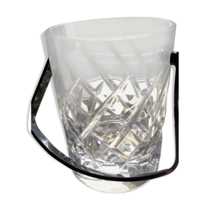 seau à glace en cristal