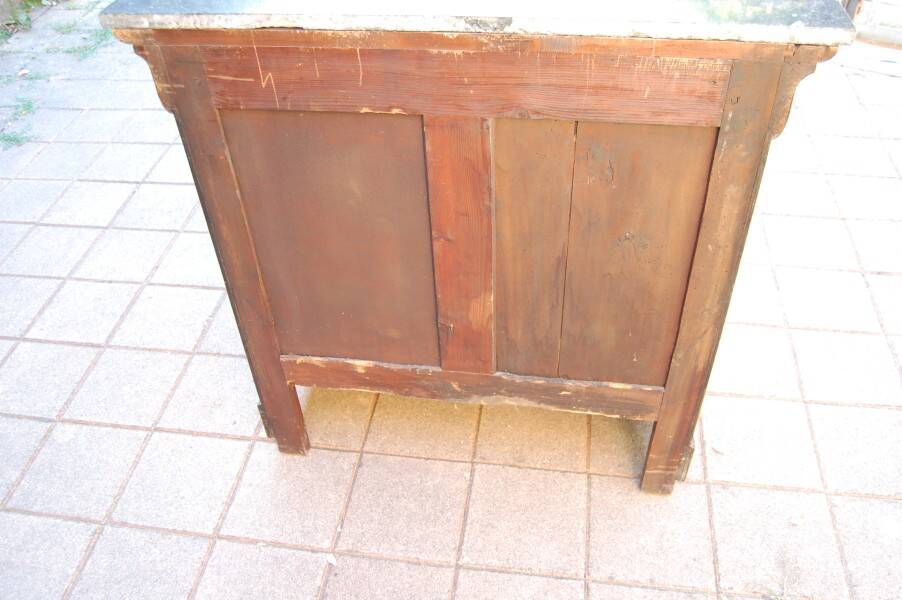 small Louis Philippe period walnut chest of drawers from the 19th century
