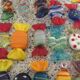 21 Murano glass candy knife holders