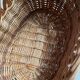 Panier osier ancien tressage