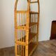 Large rattan shelf