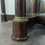 Rare coiffeuse demi à fond de glace époque Empire