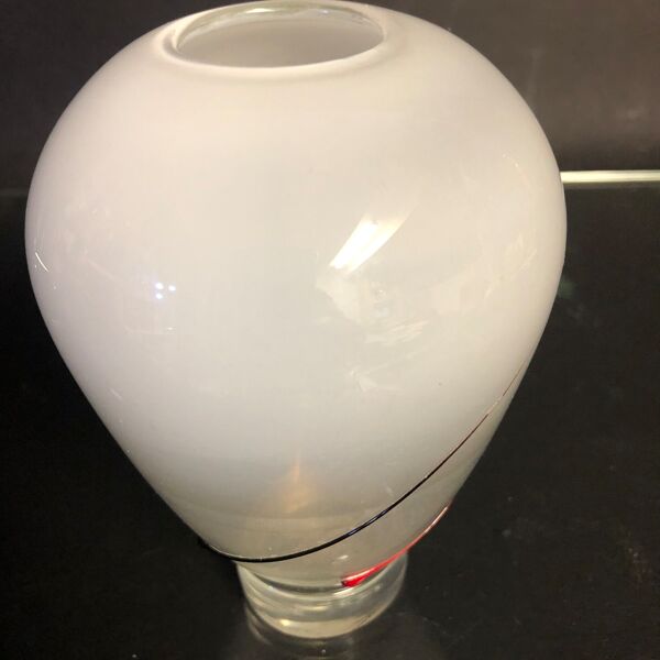 Vase Archimede Seguso à Murano vase signé en verre soufflé Vetri d'Arte