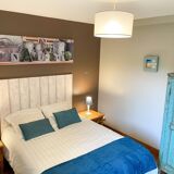 Vintage Metal & Wood Wardrobe