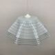 Mid-century minimalist folded glass hanging lamp, 1980’s