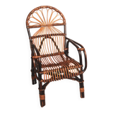 Fauteuil en rotin enfant