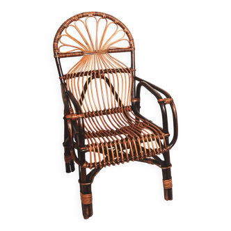 Children's rattan armchair