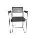 Style Pilastro - Postmoderne - (2) chaises - acier perforé - design néerlandais