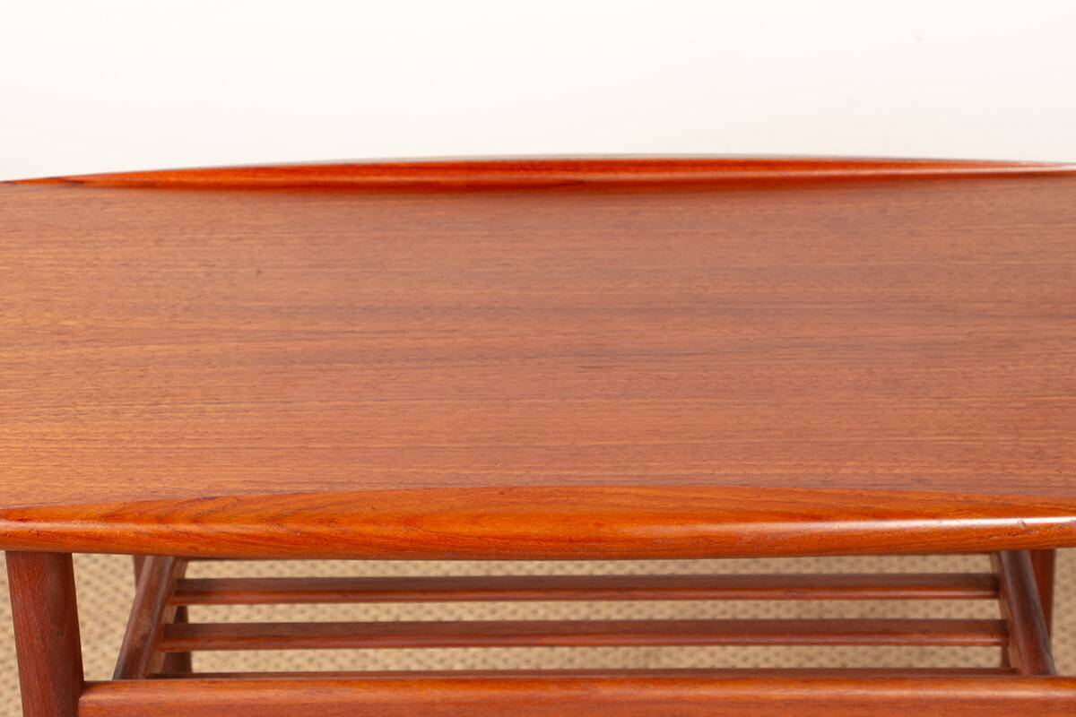 Teak coffee table, 2 levels, model PJ 107 by Grete Jalk/Jeppesen.