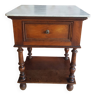 Table de nuit chevet ancienne bois marbre