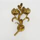 Vintage Italian wall light in gilded wood. 1970s