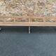 Solid oak church pew