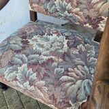 Large "Sheep Bone" armchair — Louis XIII style, late 19th century