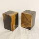Pair of marble bookends, France, 1940s