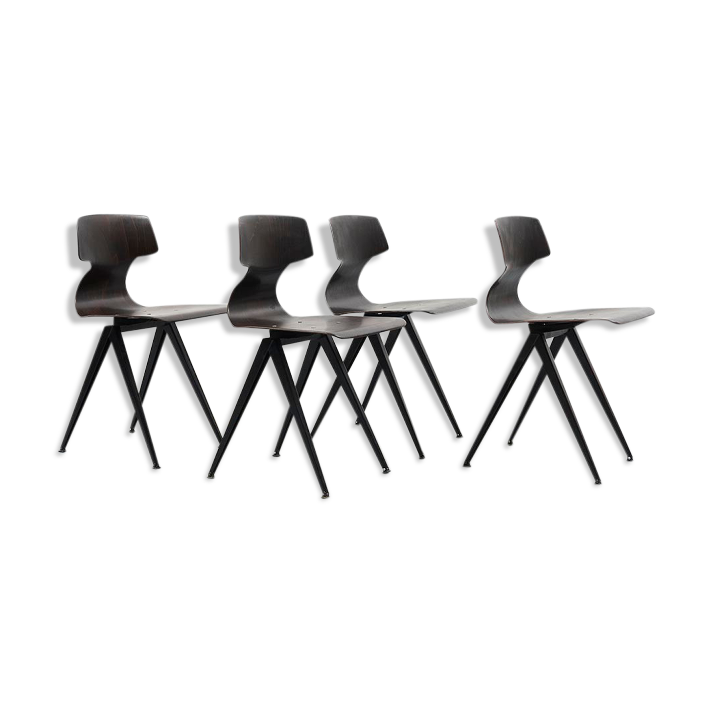 Galvanitas S14 Chair (1958) Ebony / Black