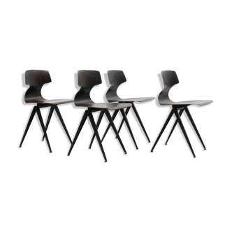 Galvanitas S14 Chair (1958) Ebony / Black