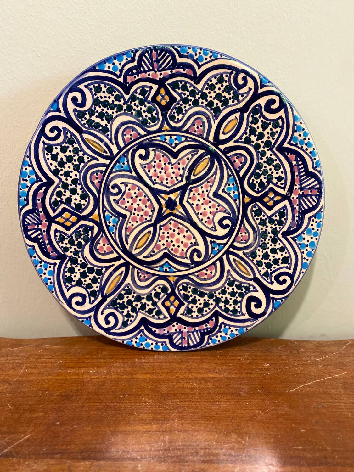 Ethnic decoration plate