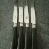 Suite of 4 Napoleon III table knives