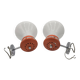 Pair of Space Age wall lights from the 70s in the style of Carlo Nason Guzzini.