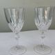 Cut crystal glasses
