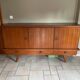 Teak buffet Gaston fish 1960s