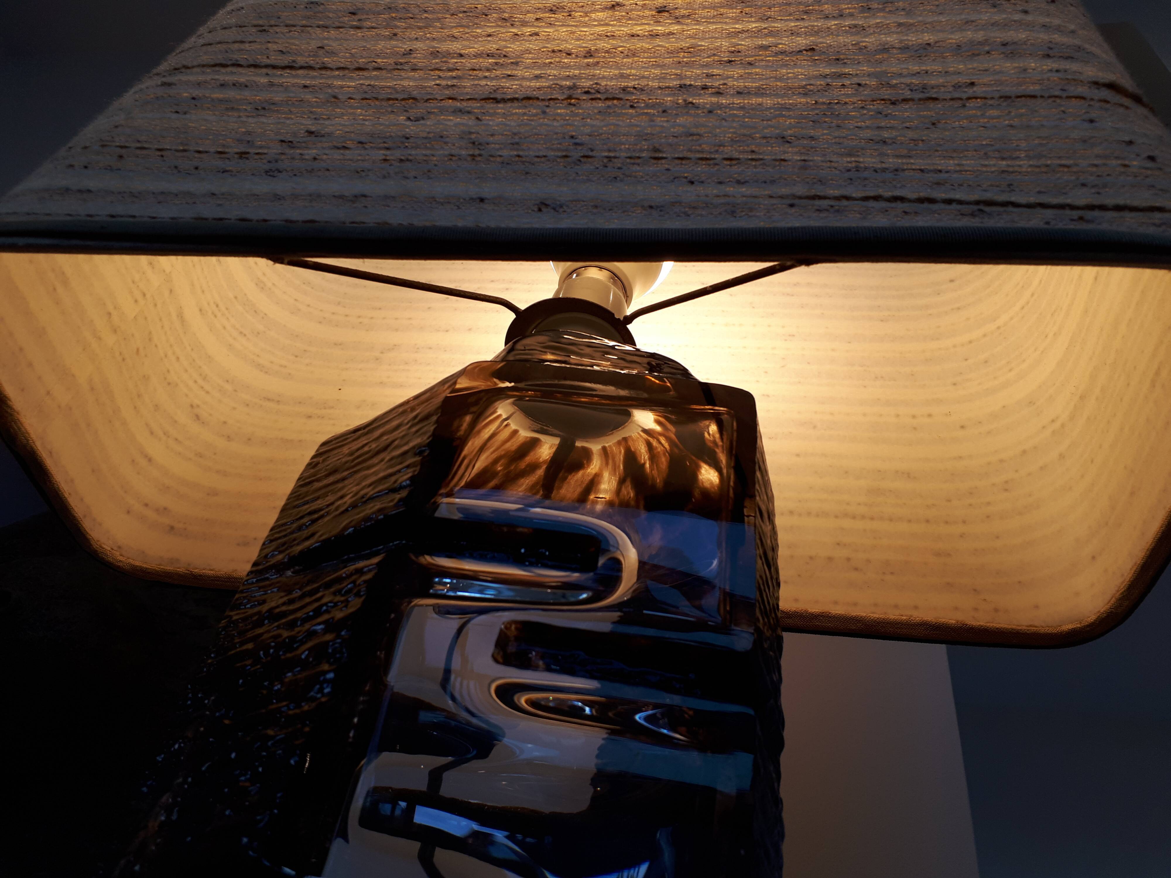 Brutalist lamp Argos by César Baldaccini for Daum