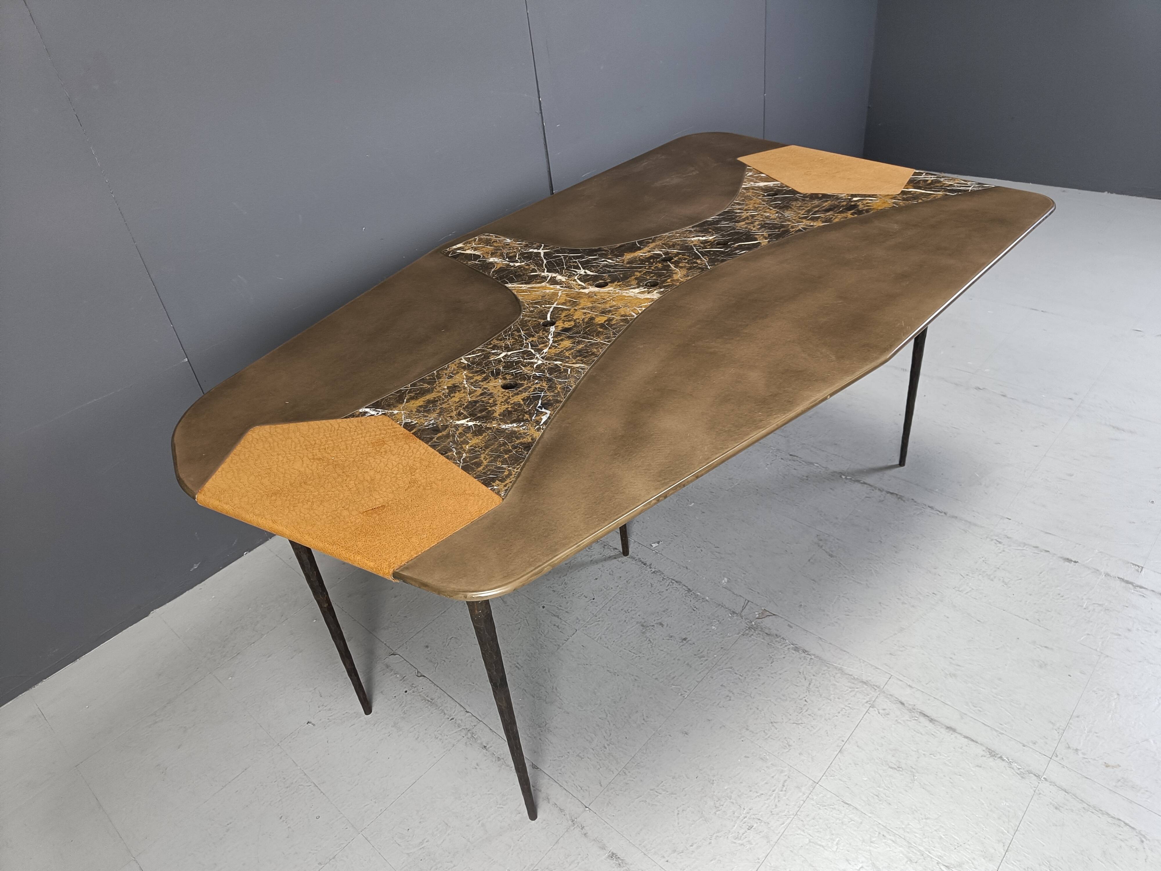 Hand made design dining table, 1990s