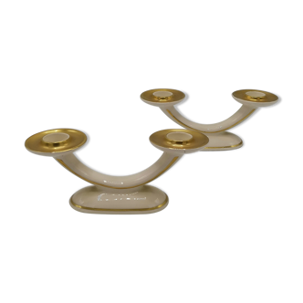Pair of ceramic candlesticks 1940's