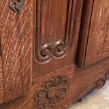 Solid oak buffet
