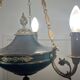 Antique bronze chandelier, Empire style, late 19th century.