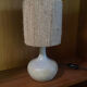 Vintage stoneware lamp