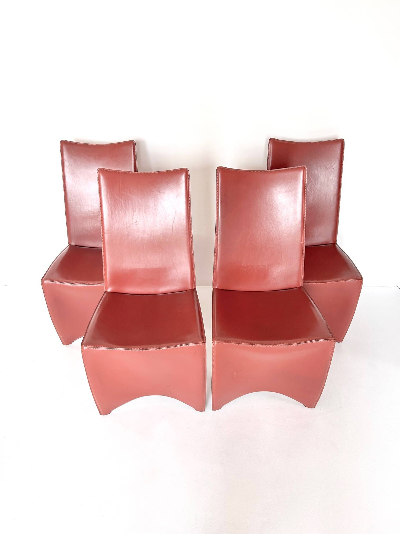 4 chaises "Ed Archer" , Philippe Starck, Driade, 1980's