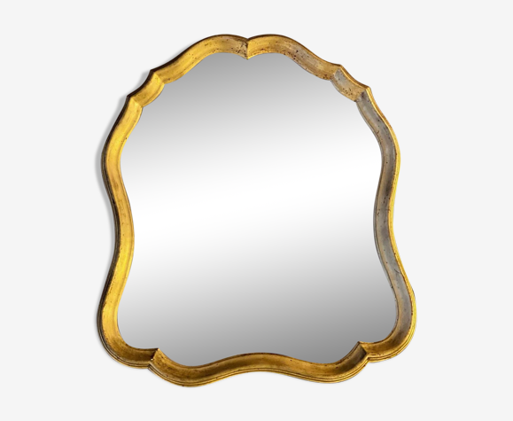 Miroir baroque doré 60x90cm