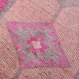 3x12 Pink Persian Vintage Runner Rug, 92x355Cm SK 18193