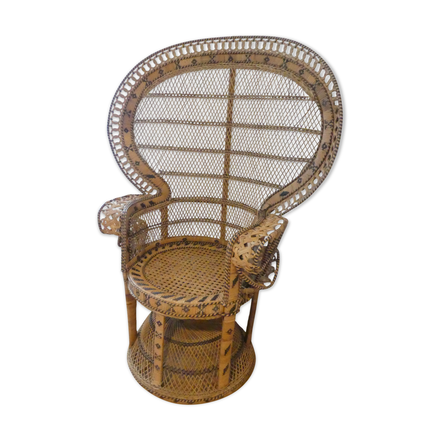 Emmanuelle peacock chair 70s