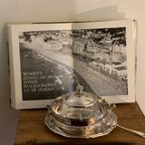 Christofle silver metal caviar service