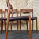 Chairs by Niels O. Möller for J.L. Moller's 60