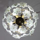 Grace Kelly, Delicious Murano Ceiling Light White Flowers, 1980