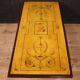 Italian coffee table in wood with marble top from the 60s