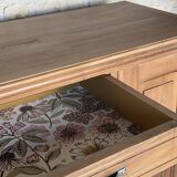 Restored solid wood Art Deco sideboard