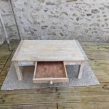 Table basse campagne patinée