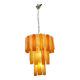 Large Multicolored Murano Glass Tube Chandelier, 1980s