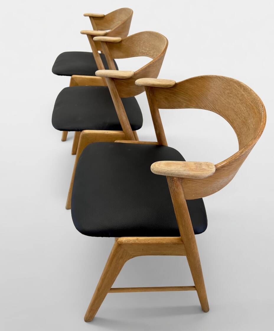 Kai Kristiansen Model 32 Dining Chairs, Korup Møbelfabrik.