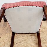 Two vintage bridge armchairs