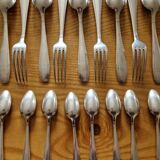 Apollo 12-piece silver-plated cutlery set