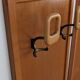 Set of 2 wall coat racks from the 50s