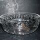Saint louis crystal salad bowl, laurel garland model, 1930