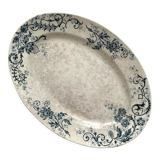 Oval ironstone dish Sévigné, HB & Cie Choisy le Roi