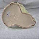 Old barbotine jug Saint Clément Mallard Duck A027