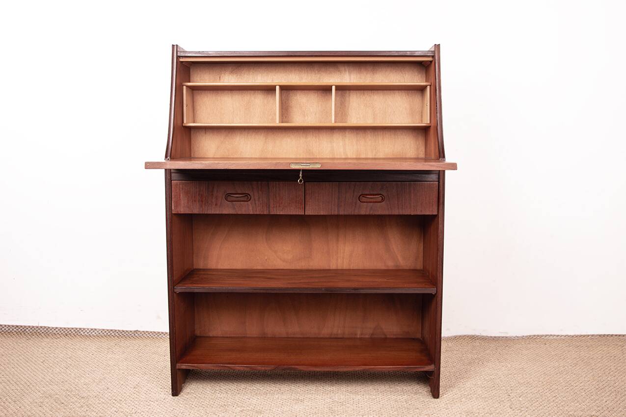Secretary, Scandinavian desk in teak from 1960.